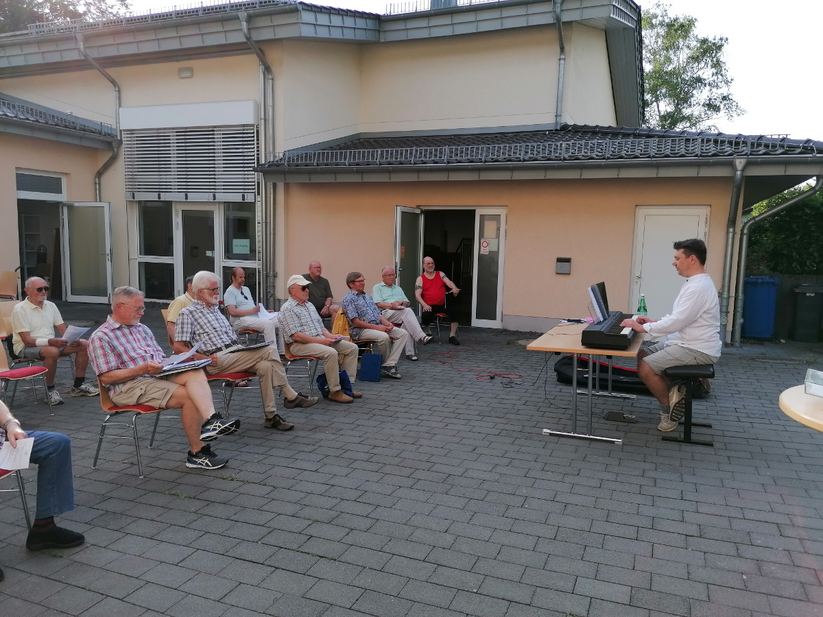 Zum Goldjubilum des MGV Horhausen: Probebetrieb luft wieder an