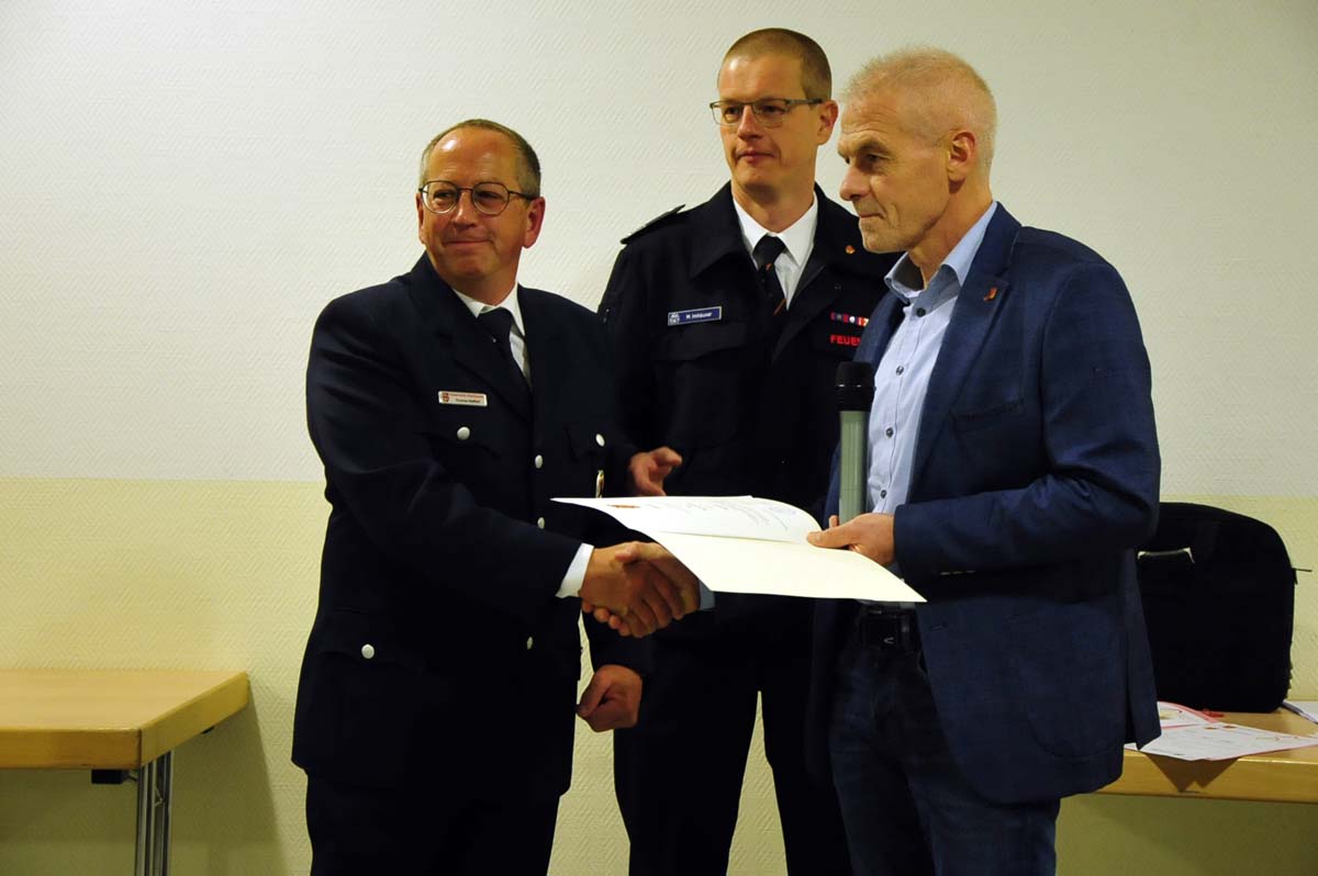 Jahresversammlung der freiwilligen Feuerwehr Horhausen – neuer Wehrführer ernannt
