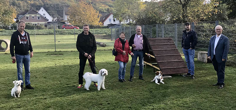 Hundeauslaufplatz der Stadt Unkel eingeweiht