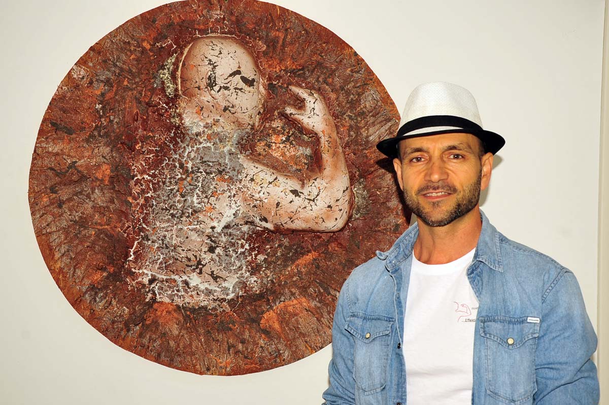 Erdem Imdat mit einem "Selbstpotrait" das nun auch als Logo genutzt wird (Bilder: kk)