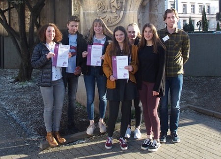 Sechs Schlerinnen und Schler der 10. Klassen von der IGS Betzdorf-Kirchen waren beim Wettbewerb dabei. (Foto: IGS Betzdorf/Kirchen)