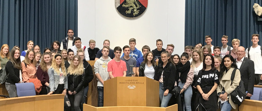 IGS-Schler besuchten Mainzer Landtag 