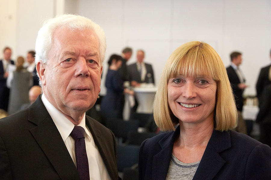 Udo van Kampen und Susanne Szczesny-Oing, Prsidentin der IHK Koblenz. Fotos Thomas Frey