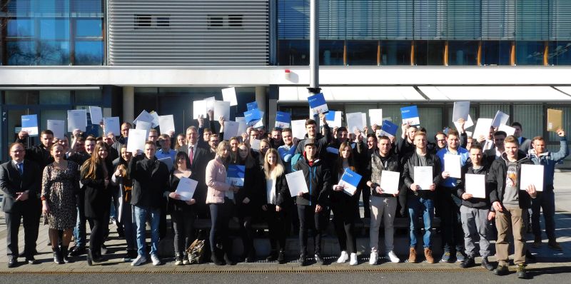 Feierliche Zeugnisbergabe in der IHK Montabaur