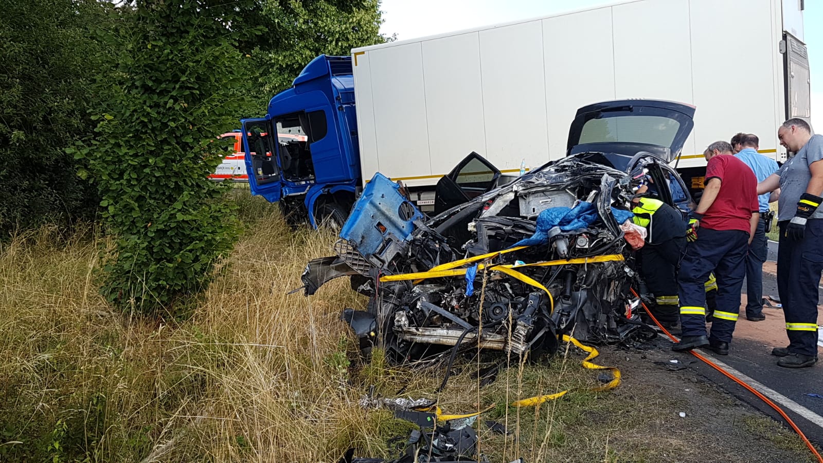 Tdlicher Unfall auf B 414 