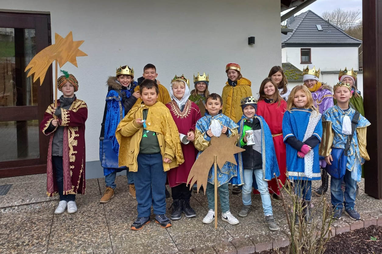 Sternsingeraktion in Gromaischeid, Kausen und Stebach war ein voller Erfolg 