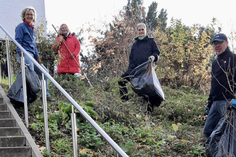 Herbstputz und Frhjahrszauber auf dem Ibingsplatz