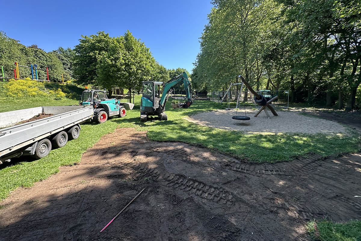 Spielplatz in der Bimsstrae wird barrierefrei umgestaltet