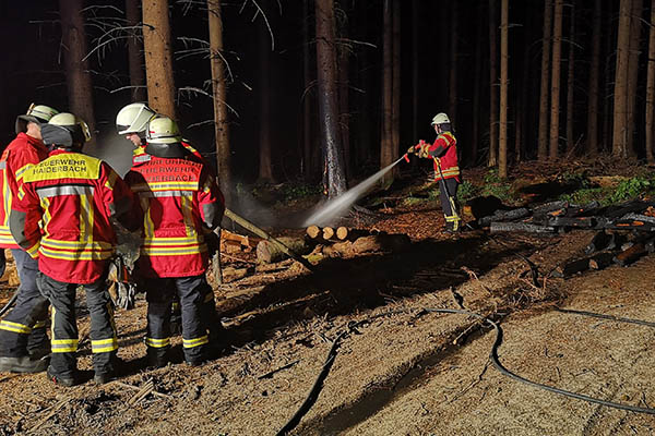 Waldbrand zwischen Wittgert und Nauort