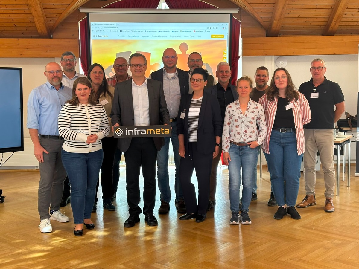 Beim zweiten Treffen standen aktuelle Probleme im Fokus. (Foto: inframeta eG) 