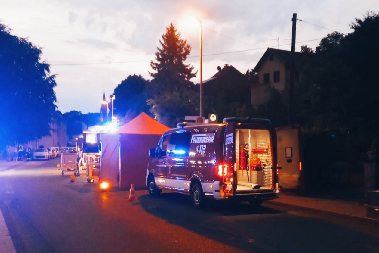 Feuerwehreinsatz in Rheinbrohl. Foto: FW VG Bad H�nningen