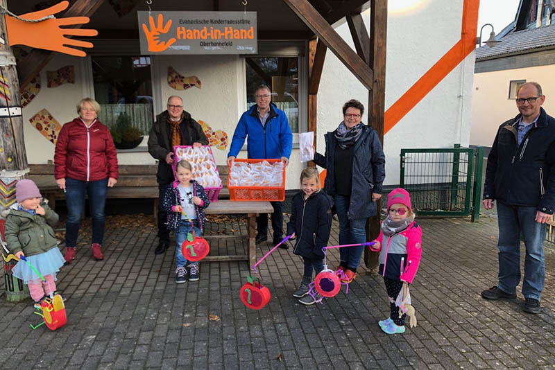 Weckmnner spenden Trost im Kirchspiel Honnefeld