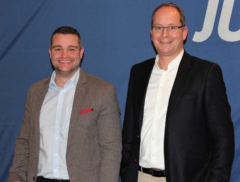 Gerd Schreiner (rechts) beim JU Bezirksverbandes Koblenz-Montabaur. Foto: privat