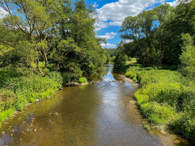 Blick von der Nisterbrcke in Alhausen