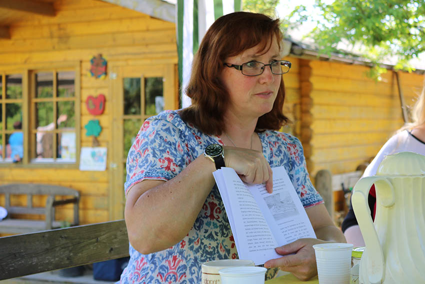 Ulrike Puderbach las aus ihrem Kinderbuch Der Schngel-Schatz. Fotos: Sarah Kampen