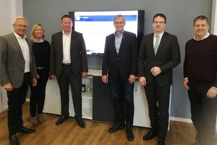 Achim Hallerbach, Anja Hoffmann, Christian Dbner, Martin Neudecker, Harald Schmillen und  Jrg Hohenadl (von links). Foto: Kreisverwaltung