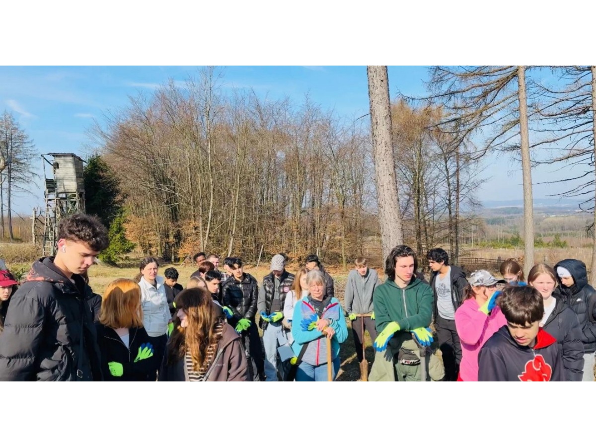 Sch�ler der Berufsschule Montabaur pflanzen 500 B�ume (Foto: W�ller Helfen e.V.)