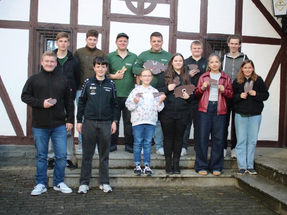 Die erfolgreichen Jungsch�tzen des Sv Maulsbach (Foto: Verein)