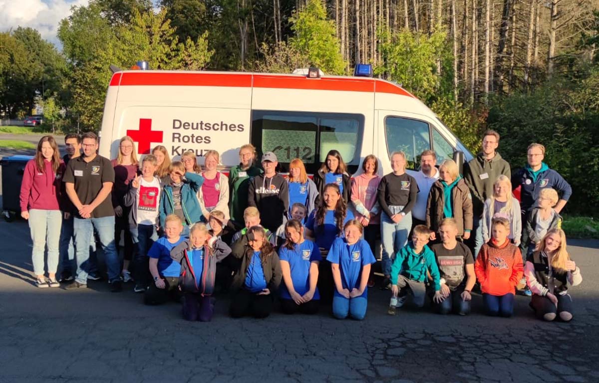JRK Gruppen aus dem Kreis Altenkirchen trafen sich zum Erste-Hilfe-Tag

