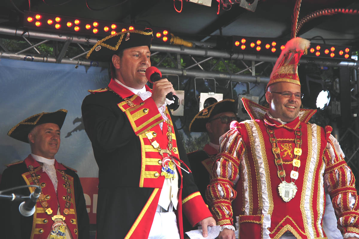 Kloster Marienthal war die Bhne fr den ersten Sommerkarneval