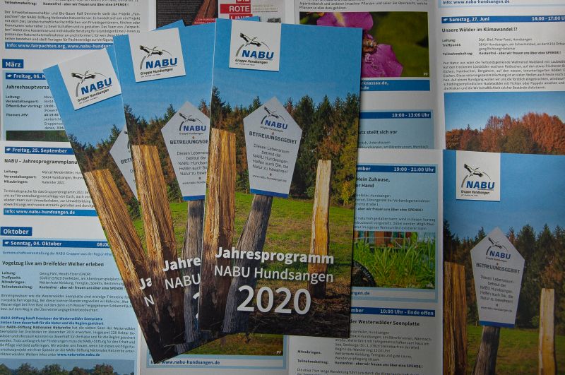 Jahresprogramm 2020 der NABU Gruppe Hundsangen erschienen