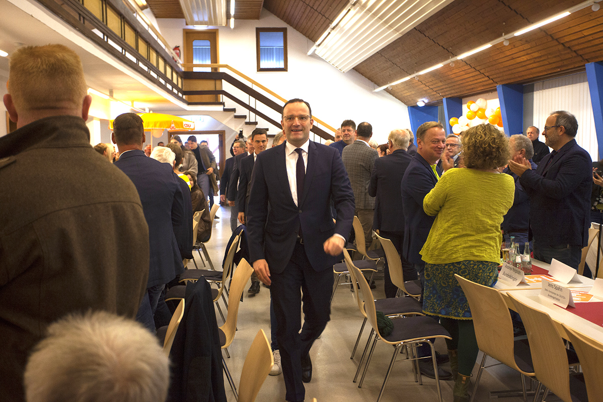 Jens Spahn kam zum 75. Geburtstag der CDU Waldbreitbach. Fotos: Wolfgang Tischler