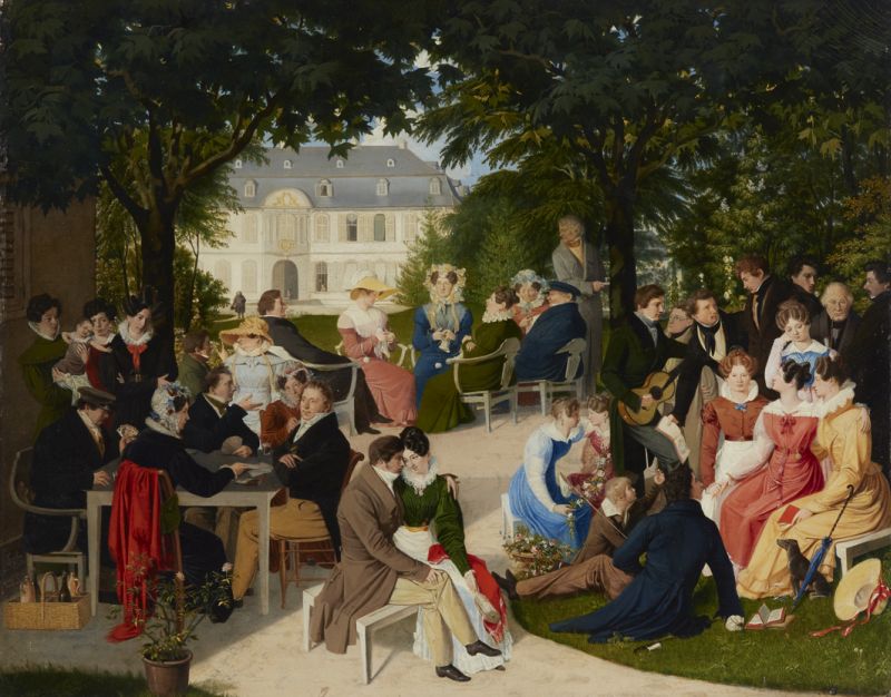 Johann Jakob Ignaz Verflassen: Das Verlobungsfest, 1826. Fotos:  Museum