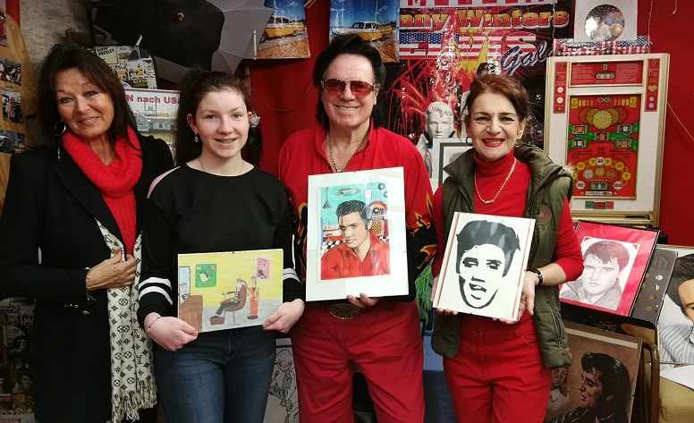 Male deinen Elvis: Sieger des Malwettbewerbs gekrt