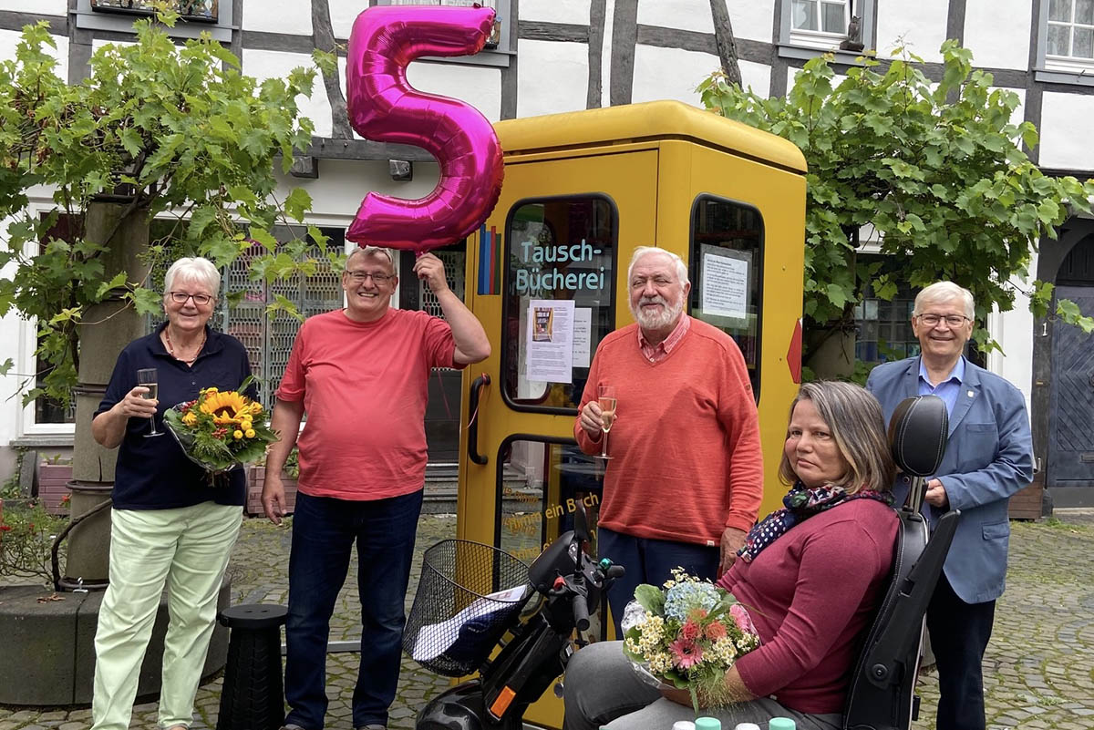 Tauschbcherei Unkel feiert 5. Geburtstag