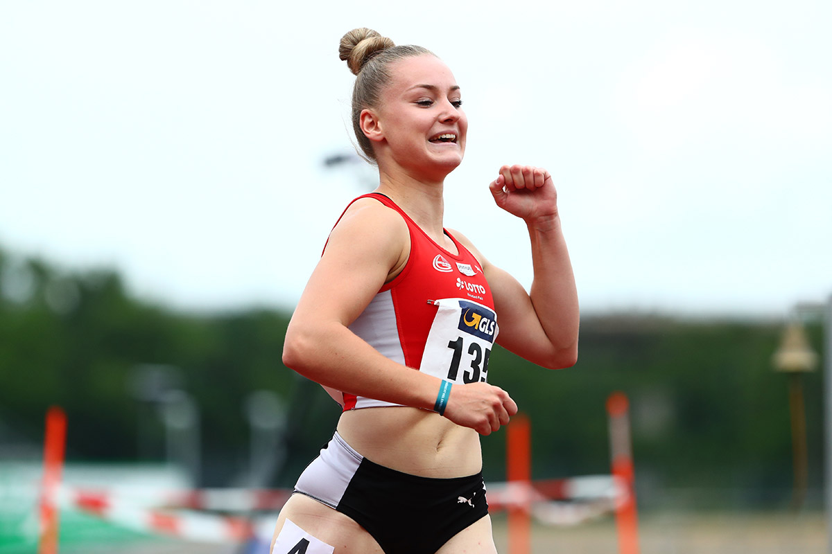 Zweimal Gold, zwei Rheinland-Rekorde, zwei persnliche Bestzeiten: Die deutsche U23-Meisterschaft in Koblenz war fr Sophia Junk eine runde Sache. Foto: Verein