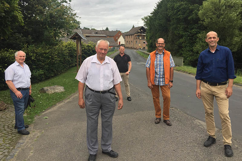 Von links: Bruno Schfer, Josef Assenmacher, Sebastian Hellwig, Alfons Ewens und Alexander Buda. Foto: Alexander Buda
