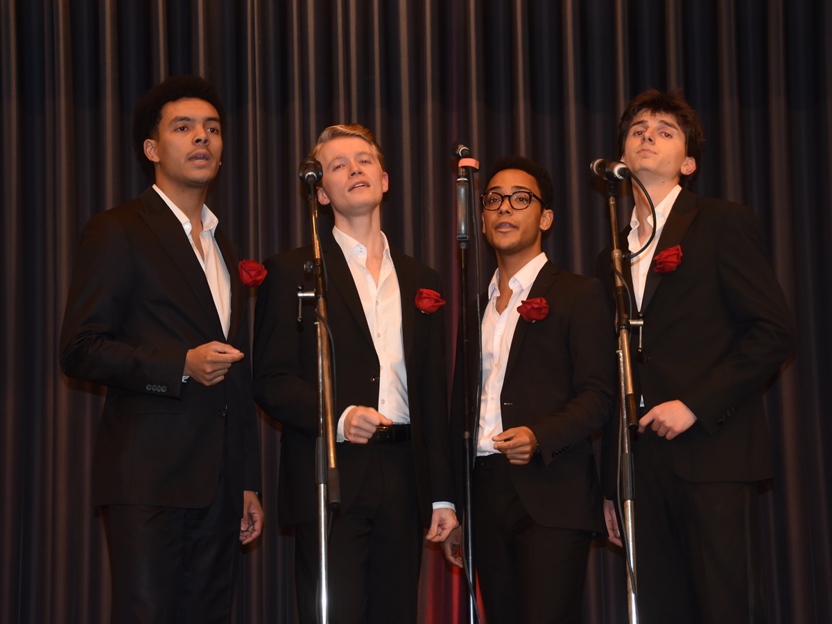 Die German Gents waren der Topact des Abends und erfreuten die Zuschauer mit ihrer vielfltigen Musik und ihren schnen Stimmen. (Foto: Mariam Nasiripour)
