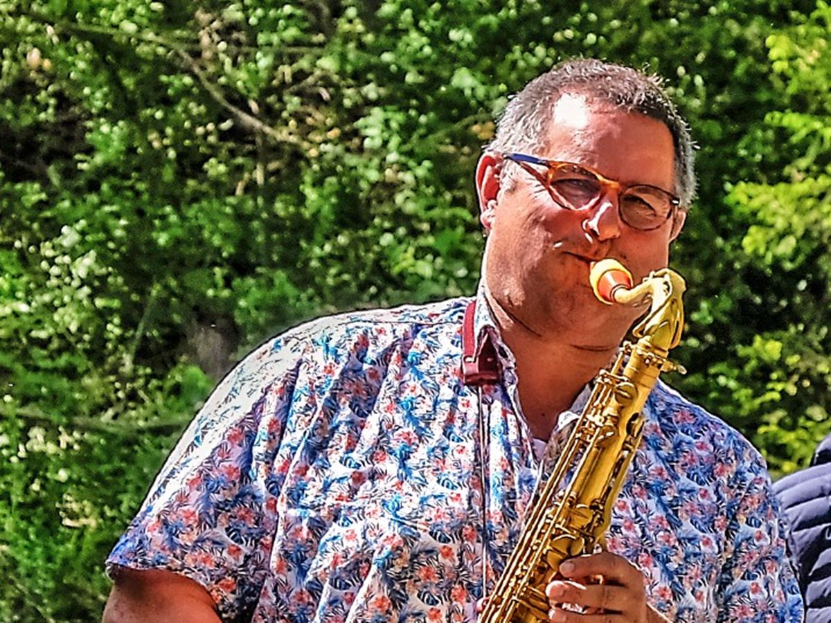 Andreas Nilges mit seinem Saxophon (Foto: Veranstalter)