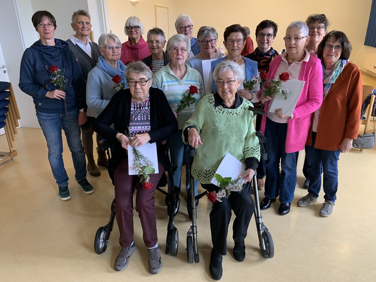 Es gab zahlreiche Ehrungen bei der Mitgliederversammlung (Foto: Martina Lietzau)
