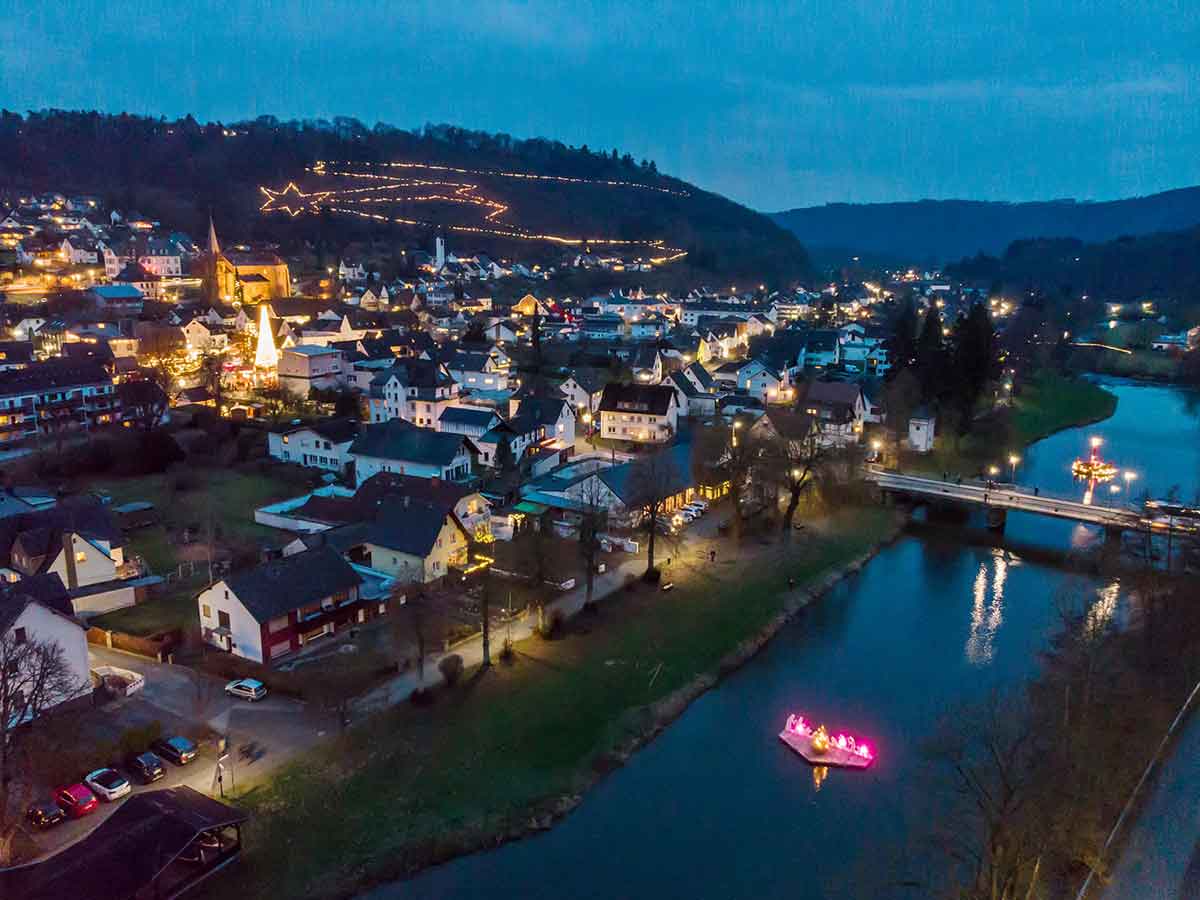Weihnachtsdorf Waldbreitbach: seit über 30 Jahren ein Highlight im Winter