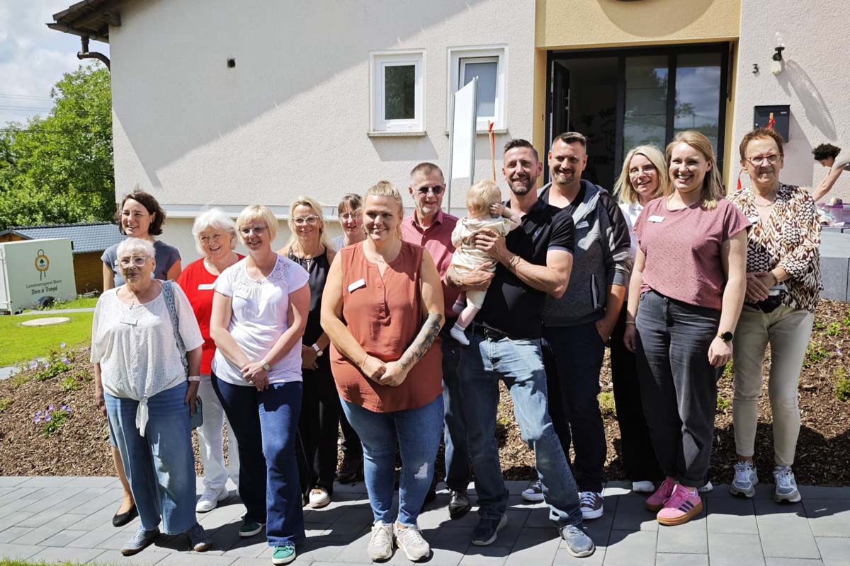 Der Vorstand des Vereins freute sich �ber den gro�en Zuspruch (Fotos: kk�) 