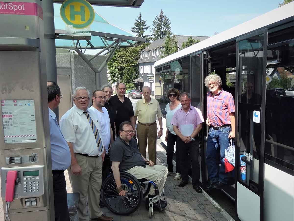 Auch der barrierefreie PNV im Westerwald wird knftig auf dem Programm des SBR-SW stehen. (Foto:Forum Soziale Gerechtigkeit)