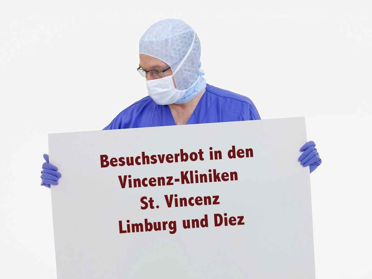 Allgemeines Besuchsverbot in den Vincenz-Kliniken Limburg und Diez