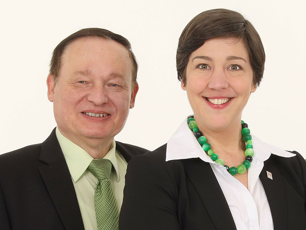 Michael Jodlauk und Katharina Schlag von der wfg. (Foto: wfg)