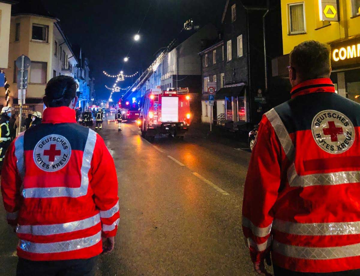 Das DRK im Einsatz. (Foto: DRK)