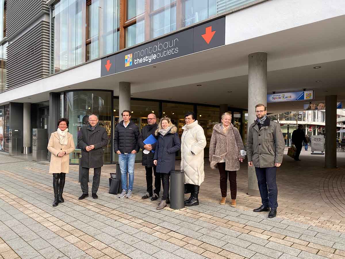 Zukunftsfeld Wirtschaft und Arbeit besucht FOC Montabaur 