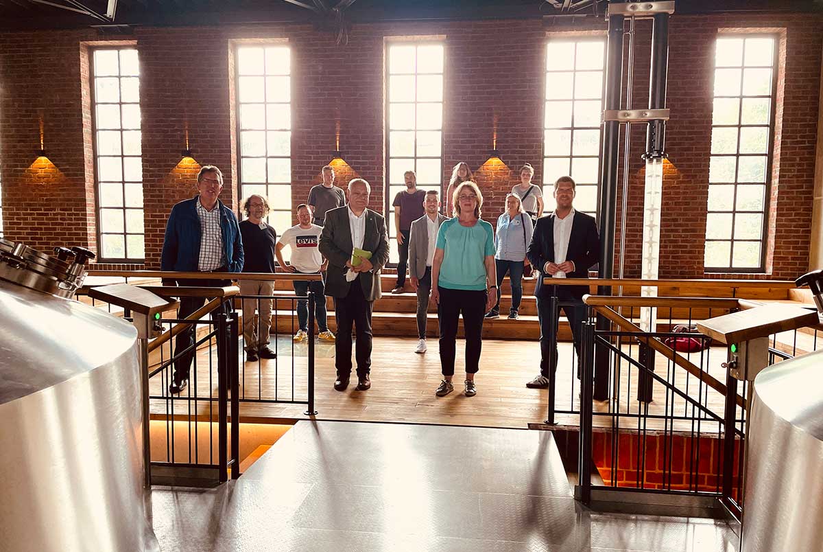 Betriebsrundgang bei der Hachenburger Brauerei. (Foto: Torsten Klein)