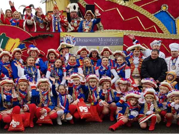 Solche Bilder wie am Rosenmontag 2020 wird es von der Schloss-Garde Mons Tabor auch im Jahr 2022 nicht geben. (Foto: Schloss-Garde Mons Tabor)