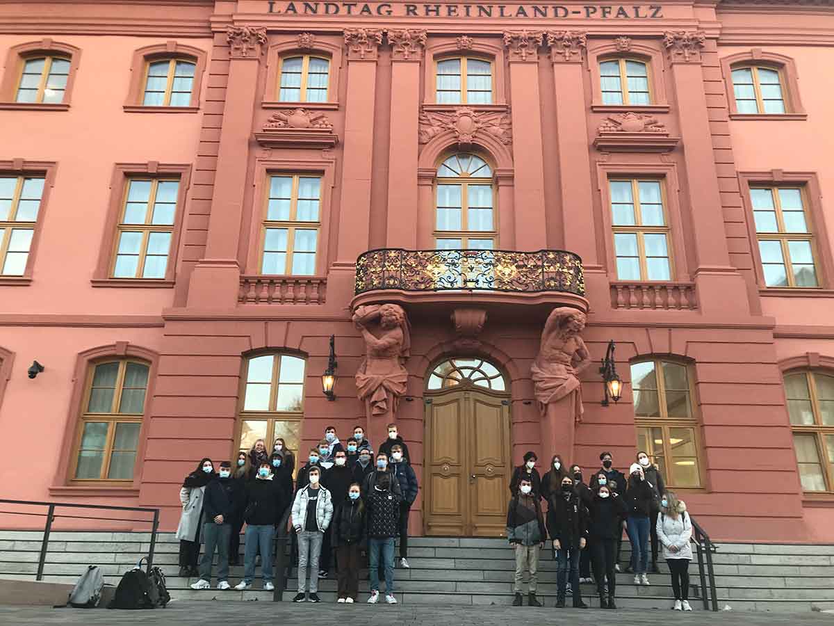 Der Landtagsbesuch der IGS Selters war ein voller Erfolg. (Foto: IGS Selters)