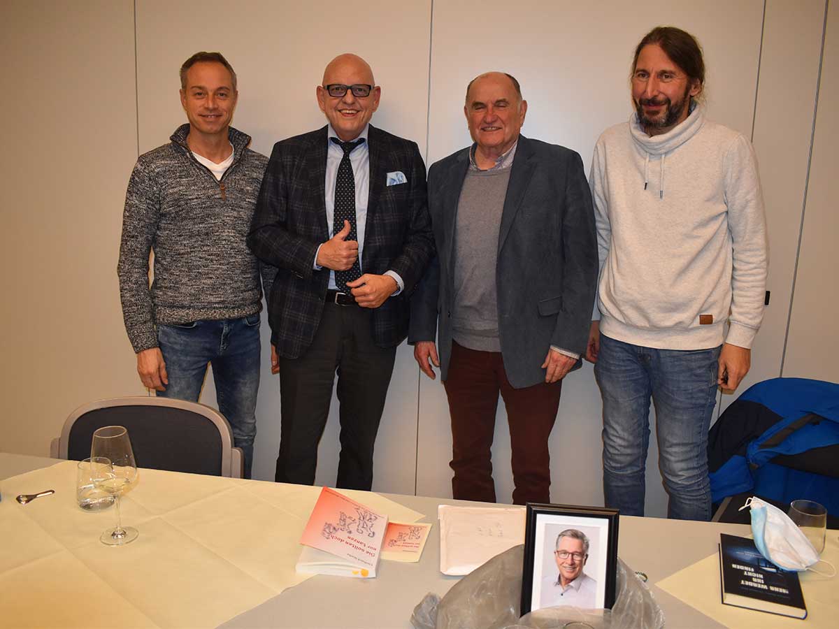 Das Team der Lesung zum Gedenken an Gerhard Starke. (Foto: Wolfgang Rabsch)