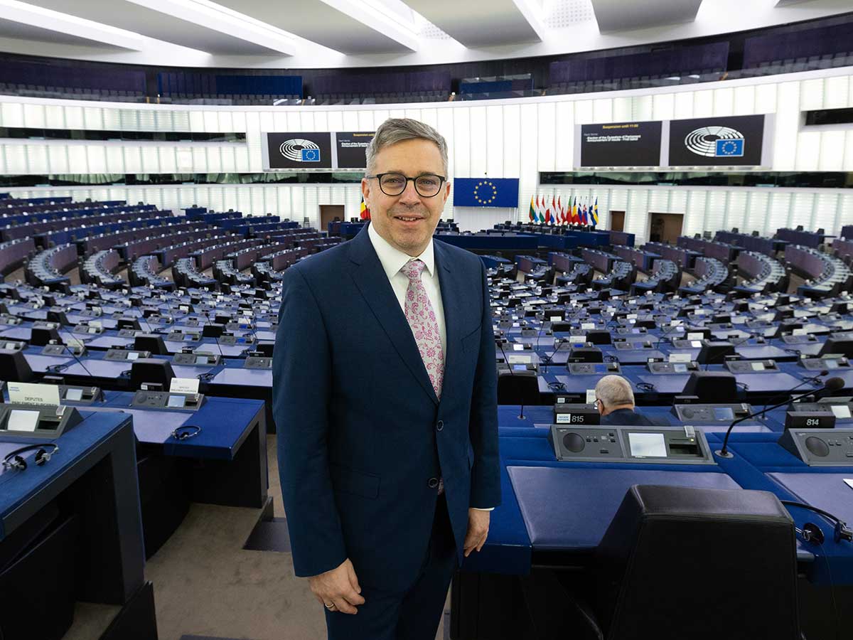 Karsten Lucke im Europischen Parlament. (Foto: Karsten Lucke)