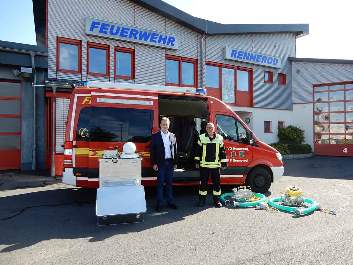 Mobile Lautsprecher- und Sirenenanlagen fr den Katastrophenfall 