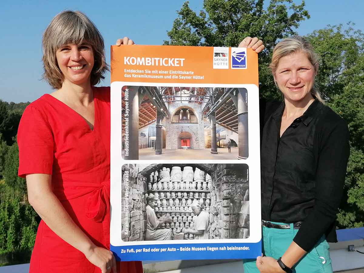 Kombikarte fr Keramikmuseum und Sayner Htte