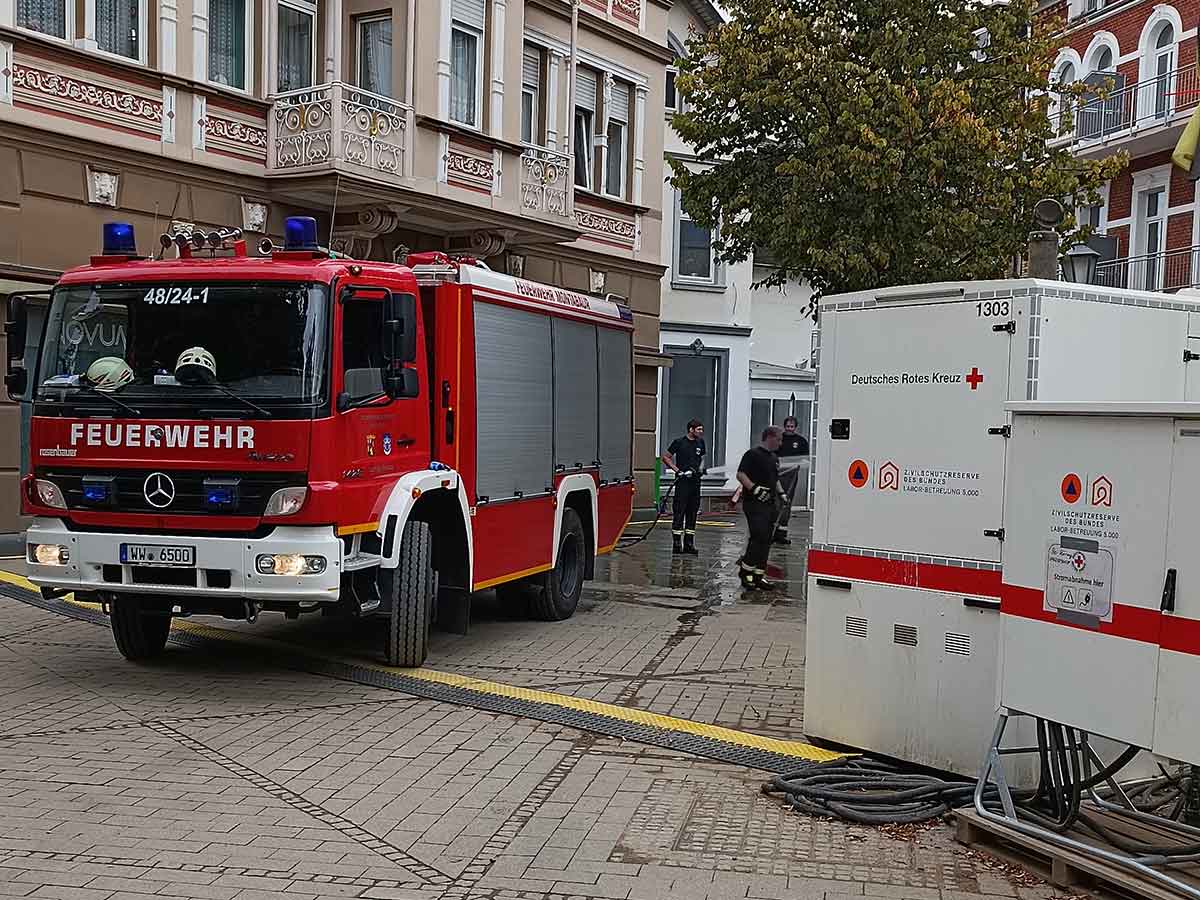 Kehrwoche in Bad Neuenahr-Ahrweiler. (Foto: Feuerwehr Montabaur)