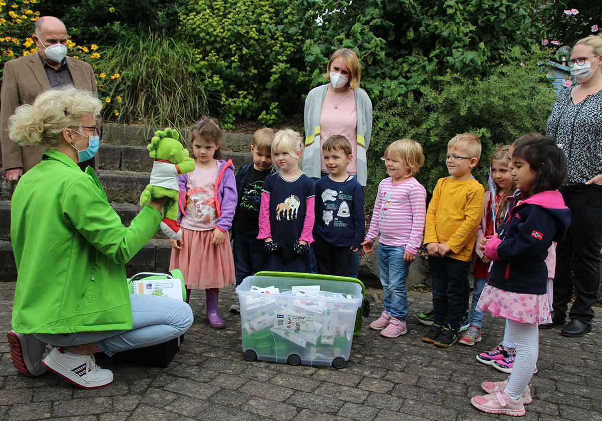 Groe Freude in der Kita. (Foto: AOK Rheinland-Pfalz/Saarland)